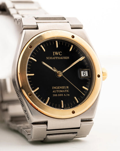 IWC Black Dual Tone Wrist Watch 37mm