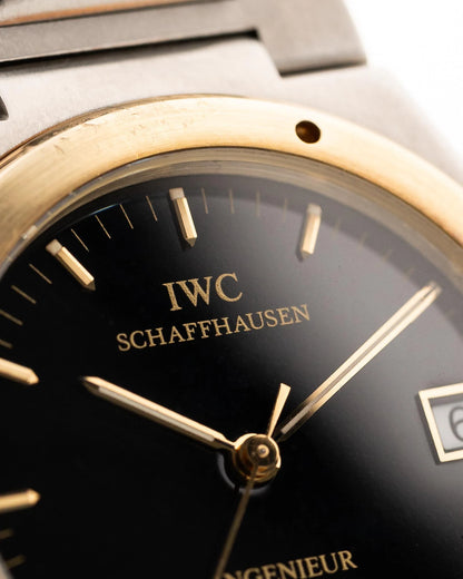 IWC Black Dual Tone Wrist Watch 37mm