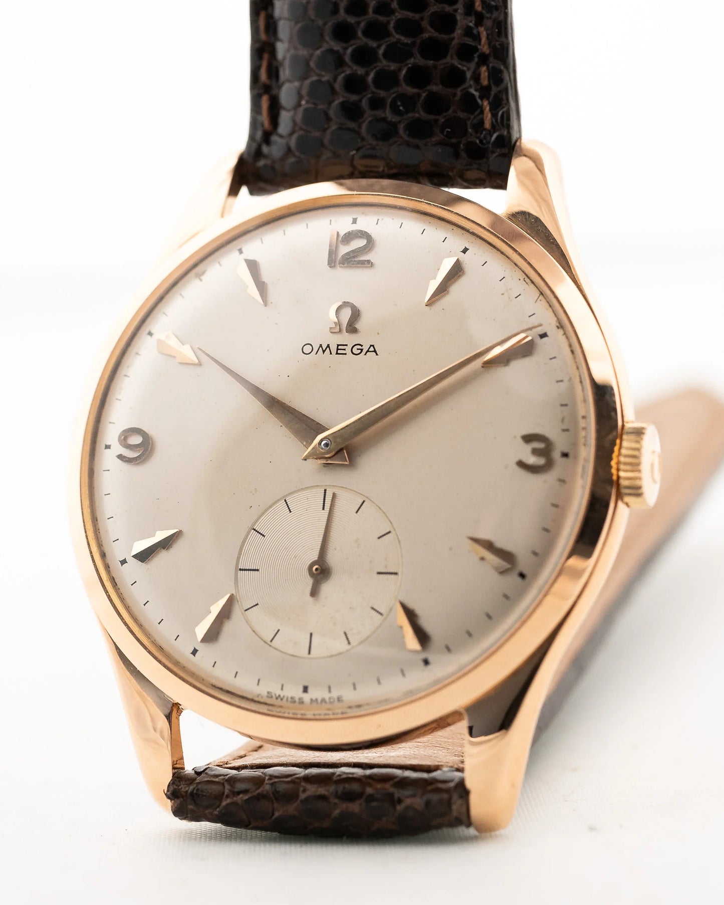 Omega Gold Wrist Watch 38mm